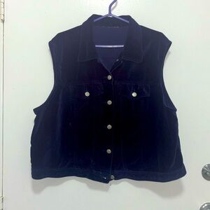 Vintage velvet vest​